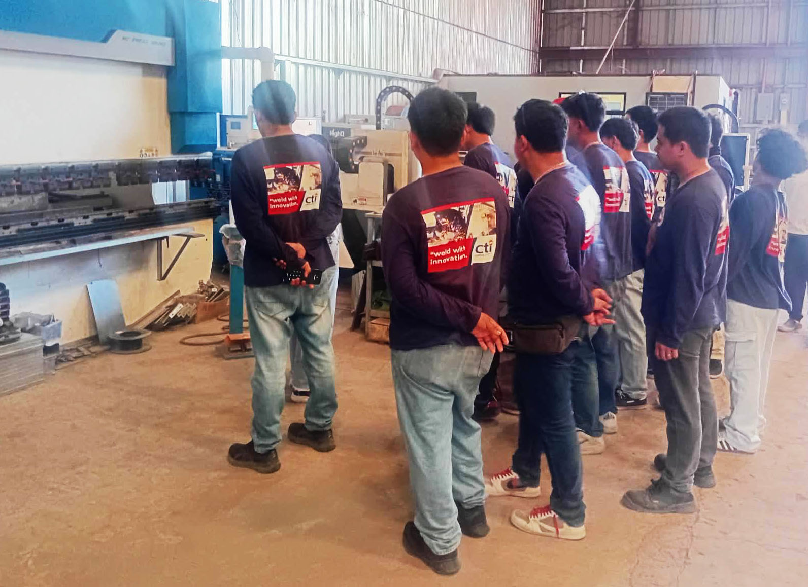 SMAW NC II Trainees Gain Industry Exposure at Shinrai Metal Works